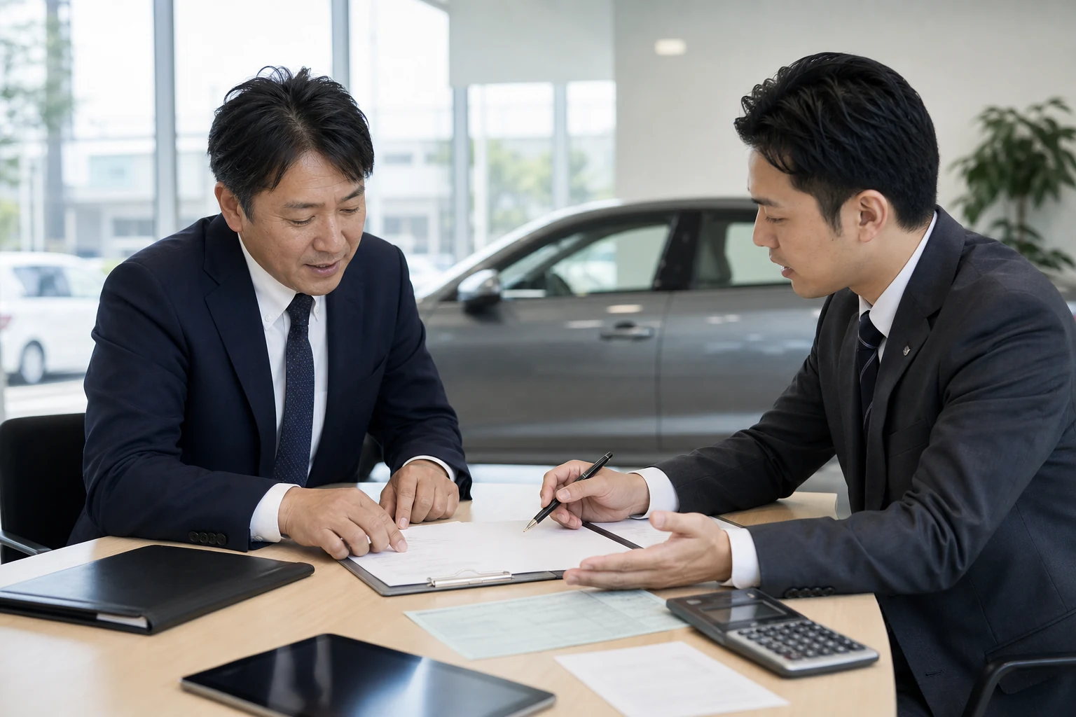 中古車 節税の書類確認