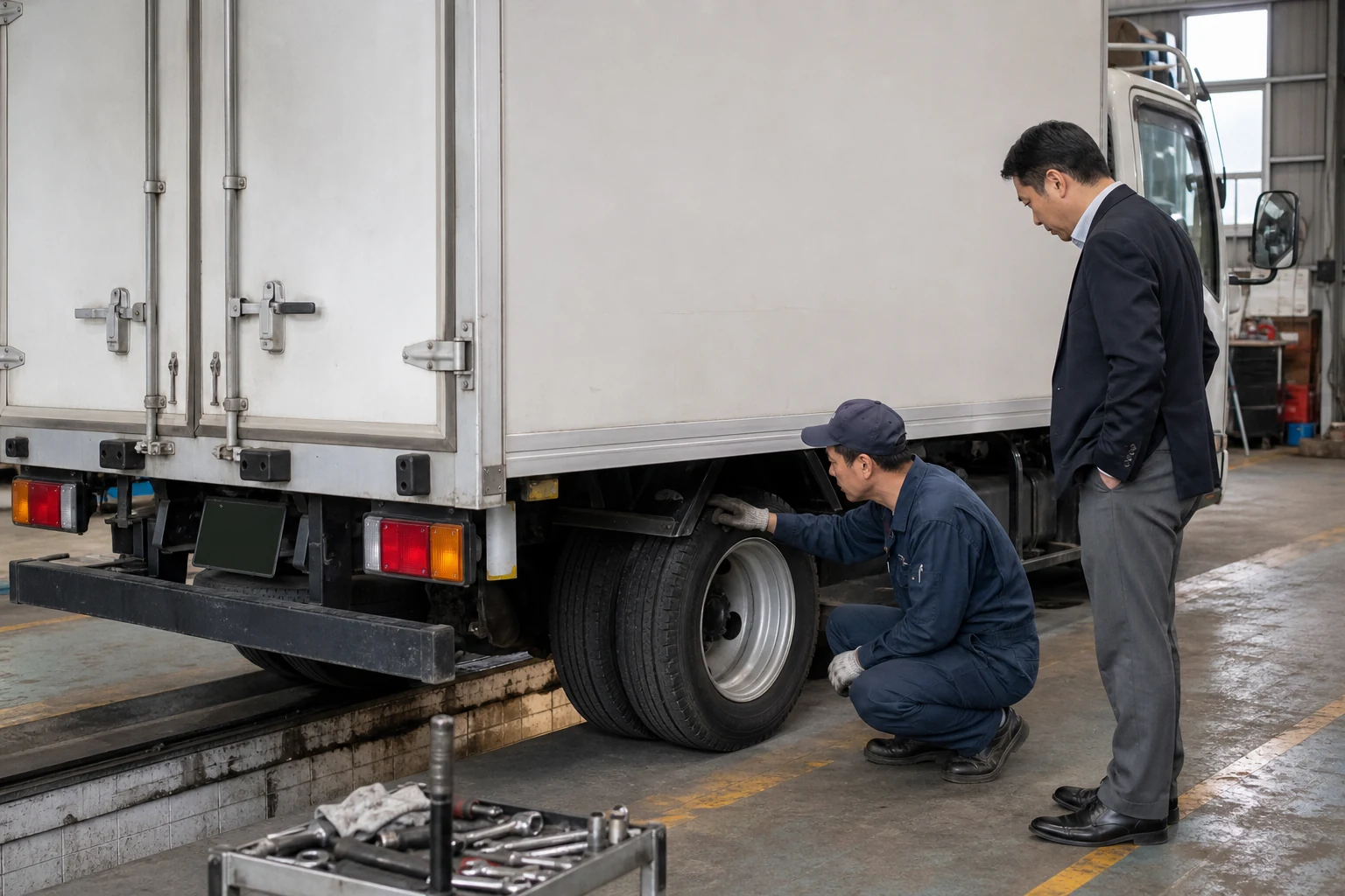 中古車トラック 節税の費用確認