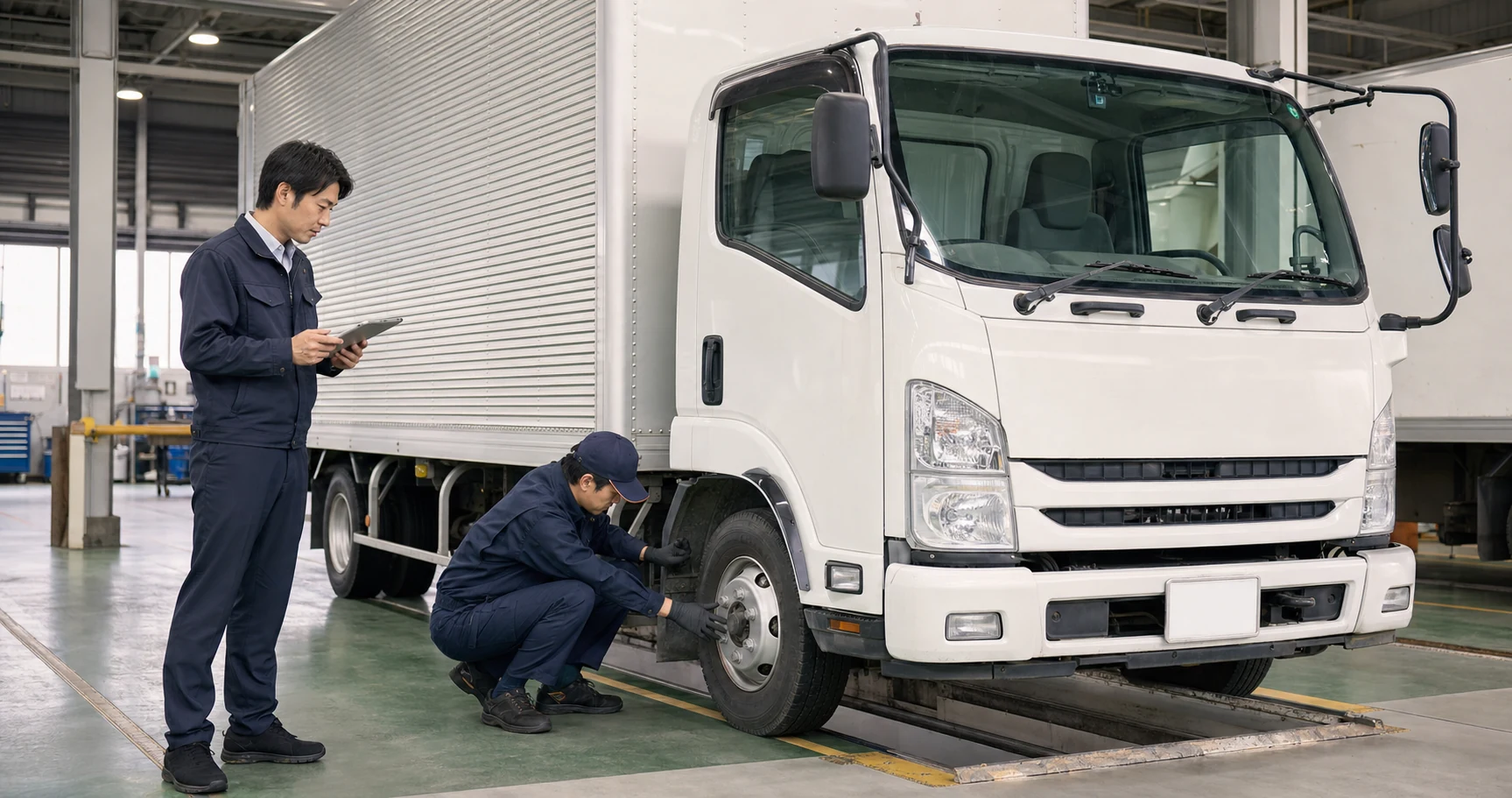 中古車トラック 節税の現物確認